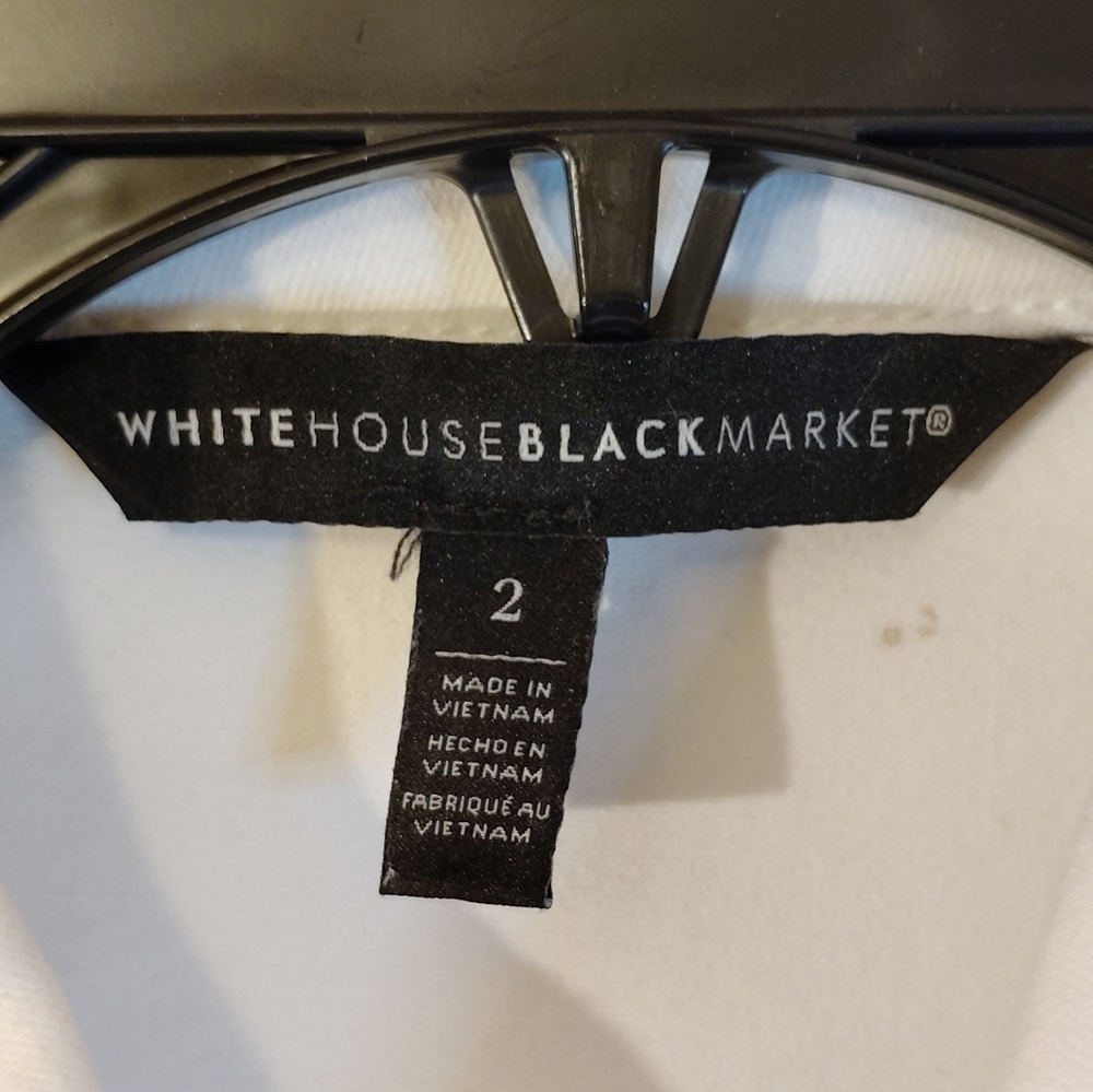 White House Black Market Denim Jacket - Picture 4 of 9